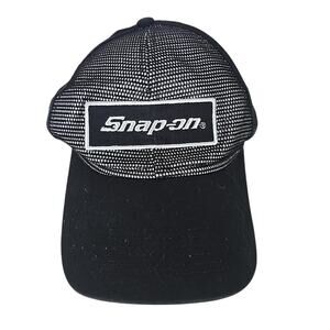 Trucker Hat Snap-On Tools Black & White Western Gorpe Camper Camping Skater